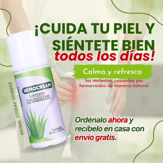 🔥Hemocream: Alivio Inmediato, Sin Dolor, Sin Vergüenza