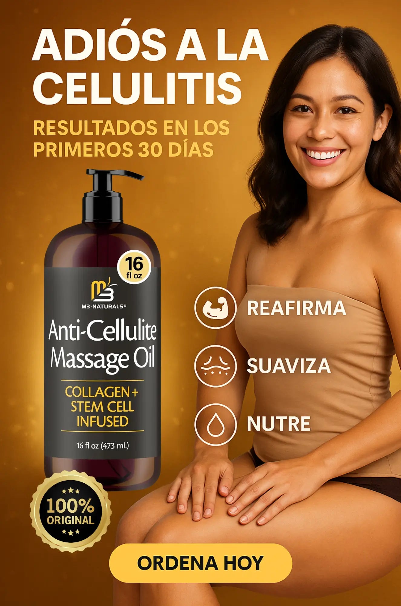 Despídete de la celulitis y revela una piel más firme, suave y segura de sí misma