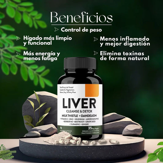 Liver Cleanse & Detox: Adiós al cansancio y la pesadez digestiva