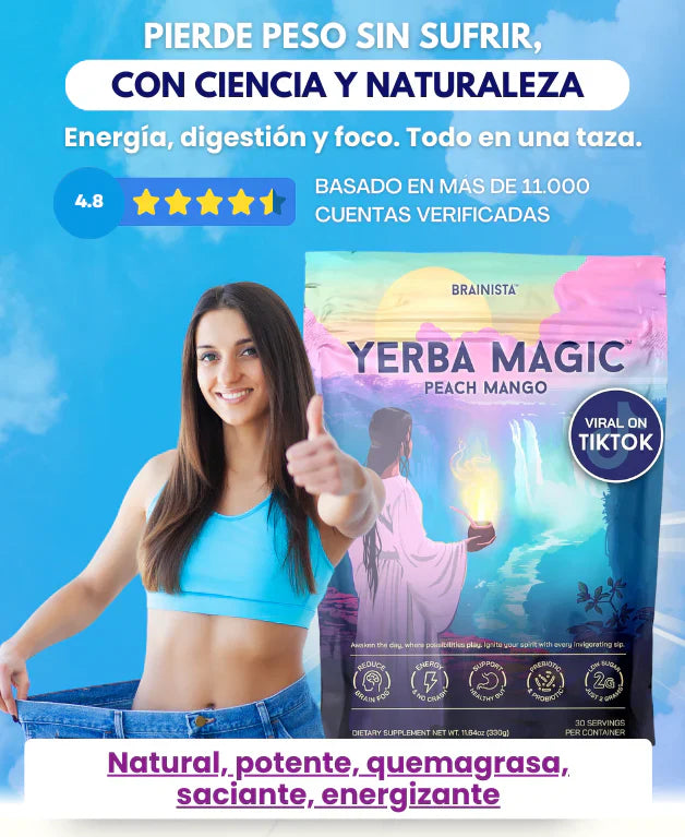 Yerba Magic: Reduce medidas sin dejar de comer lo que te gusta.