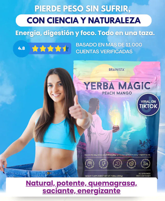 Yerba Magic: Reduce medidas sin dejar de comer lo que te gusta.